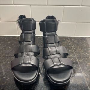 Vagabond Black Gladiator Sandals size37